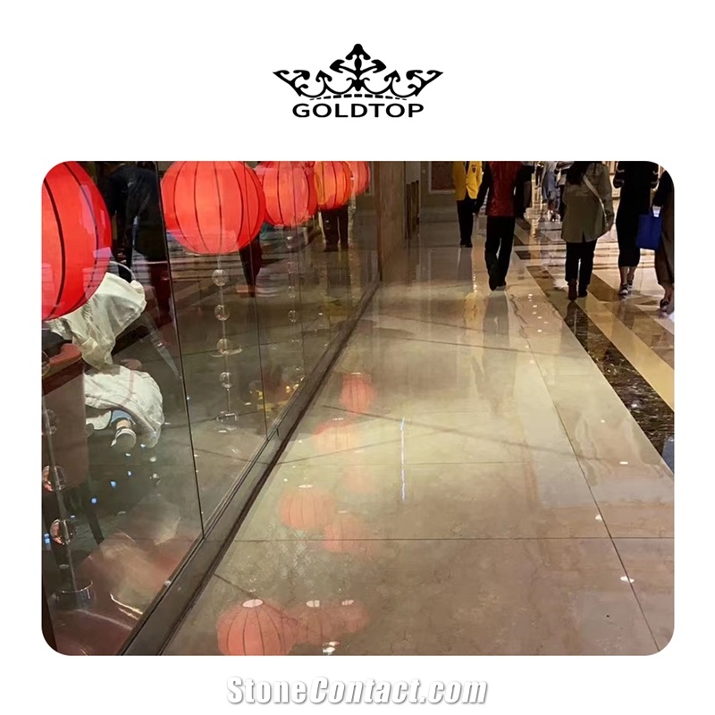 GOLDTOP OEM/ODM Botticino Classico Marble Polished Slabs