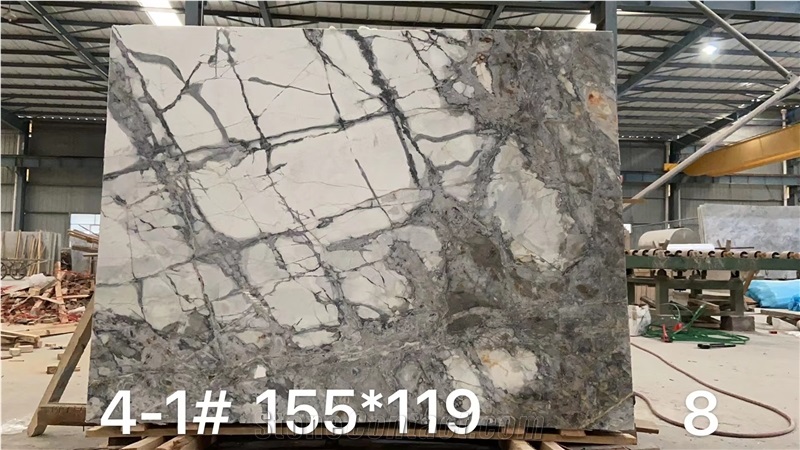 GOLDTOP OEM/ODM Invisible Grey Marble Slabs