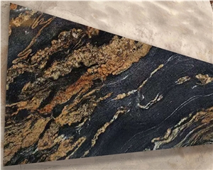 GOLDTOP OEM/ODM Magma Gold Brazilian Granite Polished Tiles