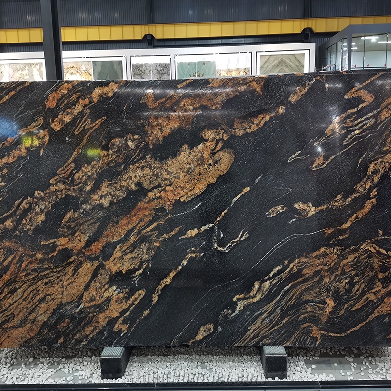 GOLDTOP OEM/ODM Magma Gold Brazilian Granite Slabs