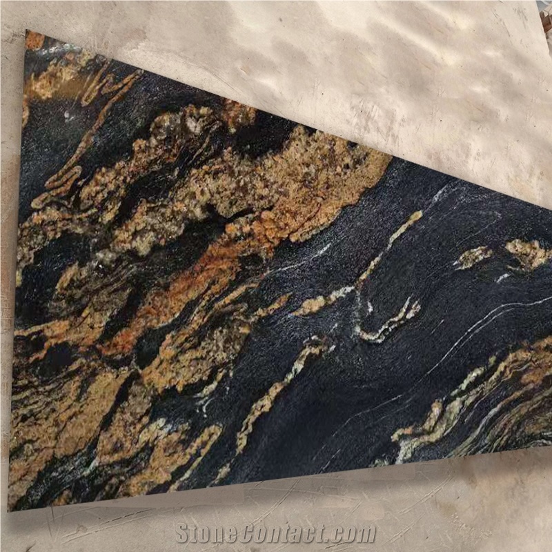 GOLDTOP OEM/ODM Magma Gold Brazilian Granite Slabs