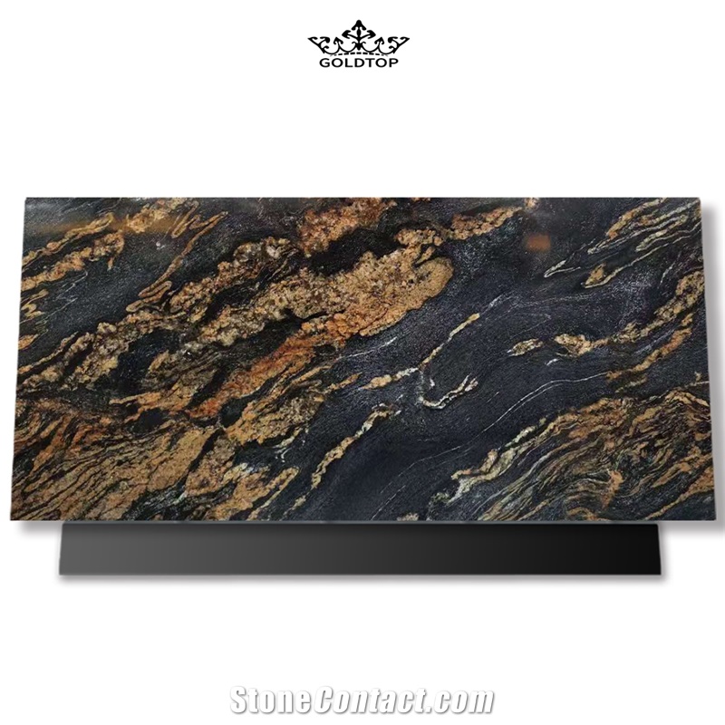 GOLDTOP OEM/ODM Magma Gold Brazilian Granite Slabs
