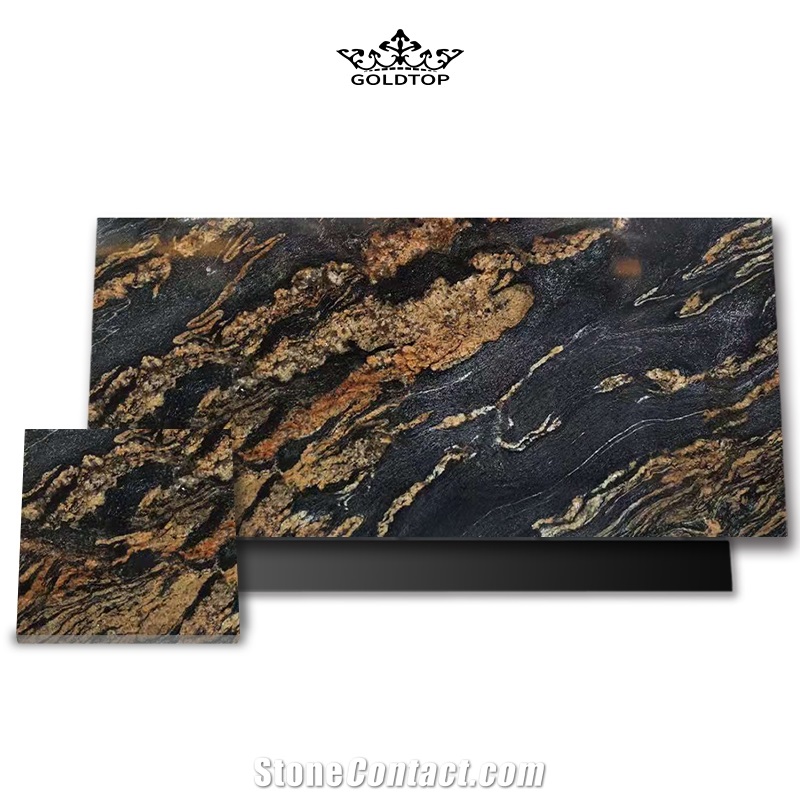 GOLDTOP OEM/ODM Magma Gold Brazilian Granite Slabs