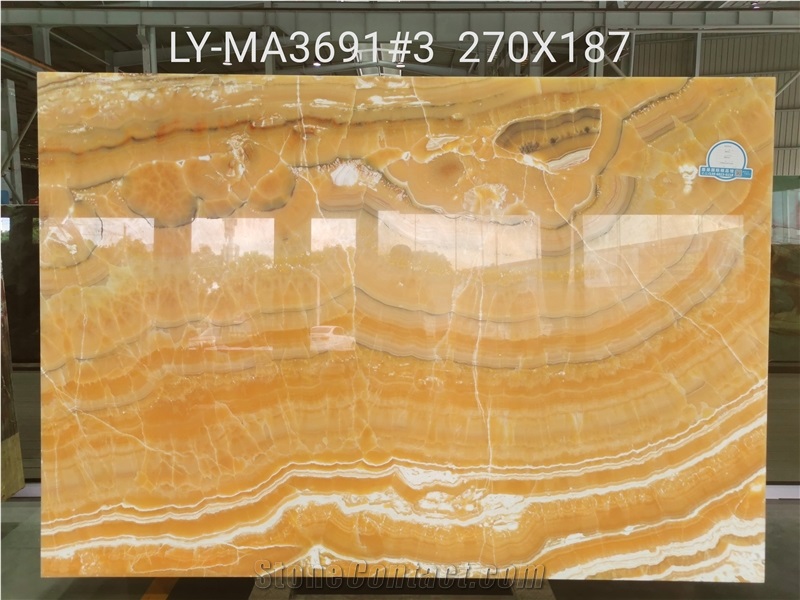 GOLDTOP OEM/ODM Orange Onyx Polished Tiles