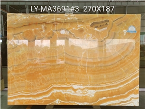 GOLDTOP OEM/ODM Orange Onyx Polished Tiles