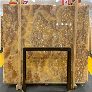 GOLDTOP OEM/ODM Orange Onyx Polished Tiles