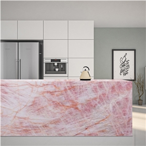 GOLDTOP OEM/ODM Pink Quartzite Polished Slabs