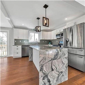 GOLDTOP OEM/ODM Viscount White Granite Slabs