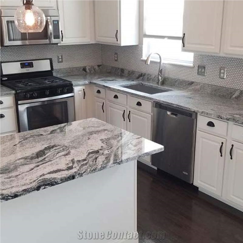 GOLDTOP OEM/ODM Viscount White Granite Slabs
