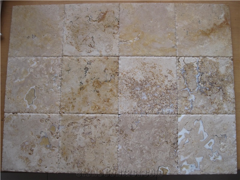 Good Pattern Beige Travertine Slabs & Tiles