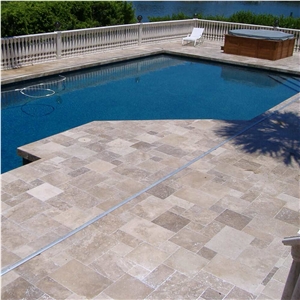 Good Pattern Beige Travertine Slabs & Tiles