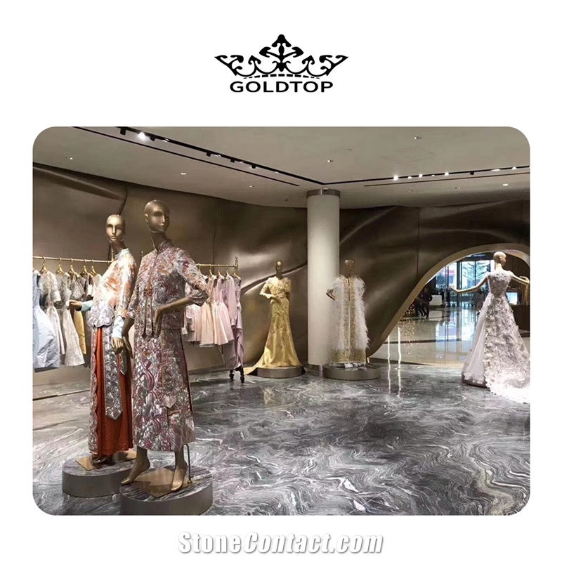 Good Quality Iceland Green Tiles&Slabs For Mall Floor