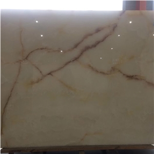 Gorgeous Snow White Onyx Tiles & Slabs For Bathroom Wall