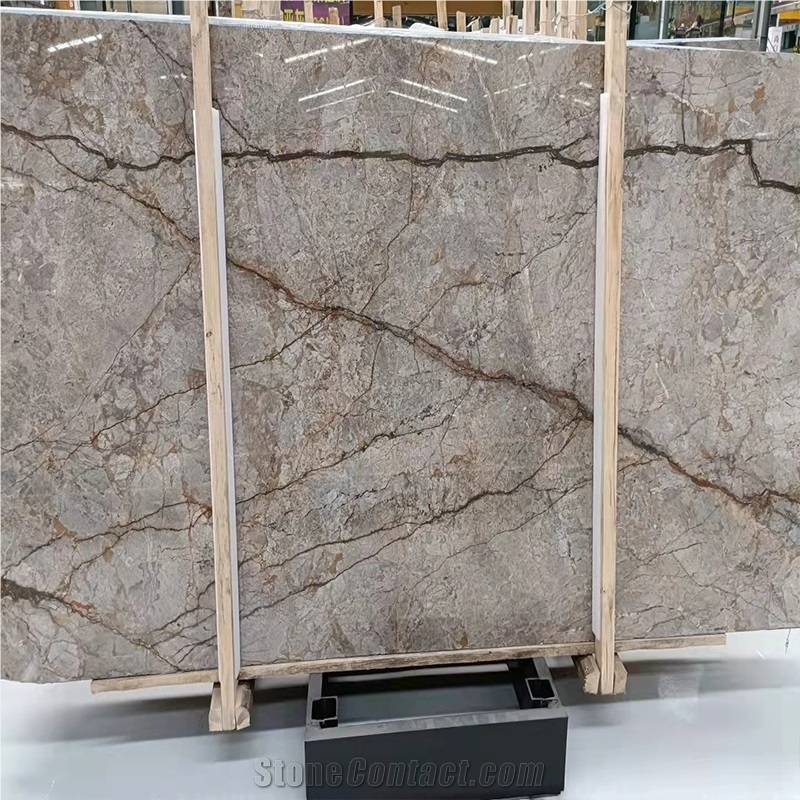 Great Surface Silver River Marble For Wall Slabs