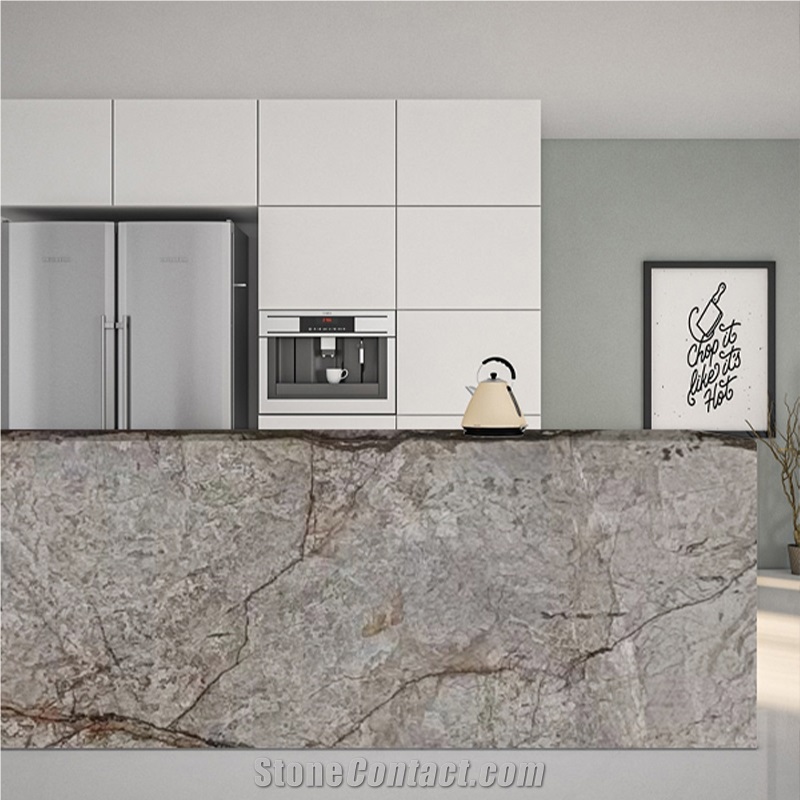 Great Surface Silver River Marble For Wall Slabs