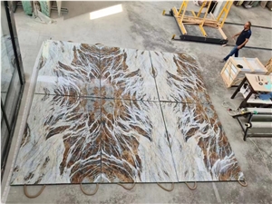 Grey And Blue Blue Jeans Marble Tiles & Slabs