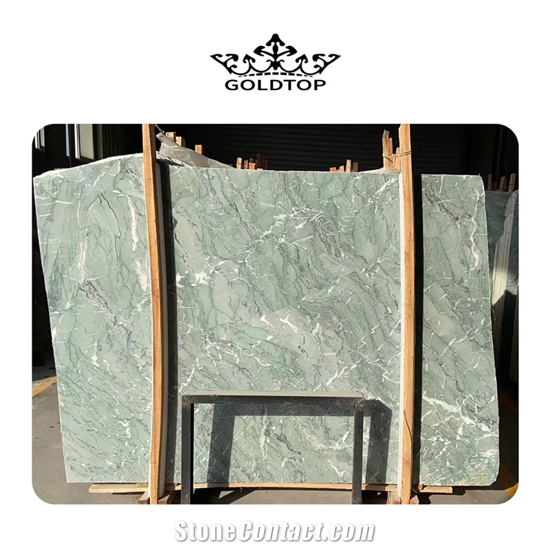 HIGH QUALITY GREEN MARBLE SLABS CLEAR WALL FLOOR TILES