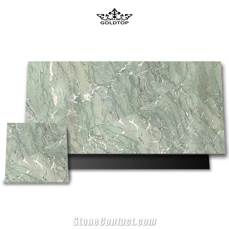 HIGH QUALITY GREEN MARBLE SLABS CLEAR WALL FLOOR TILES