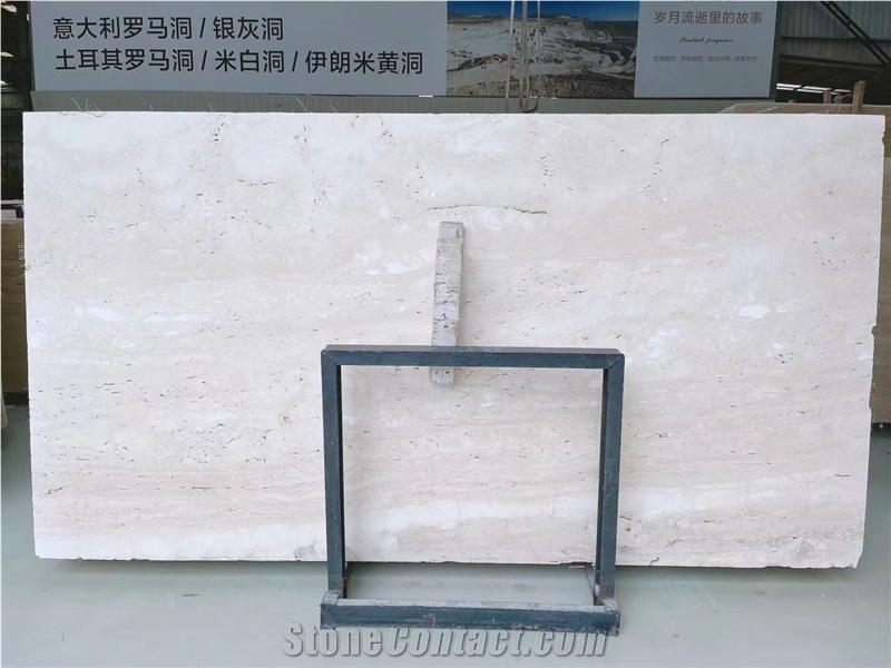 High Quality Ivory White Travertine Slabs