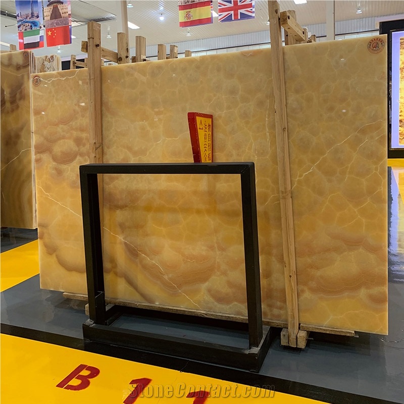 High Quality Orange Onyx Slabs For Bathroom