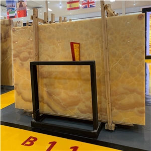 High Quality Orange Onyx Slabs For Bathroom