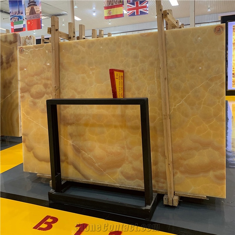 High Quality Orange Onyx Slabs For Bathroom