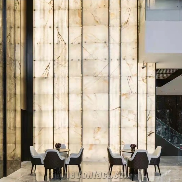 High Quality White Onyx Slabs For Bathroom