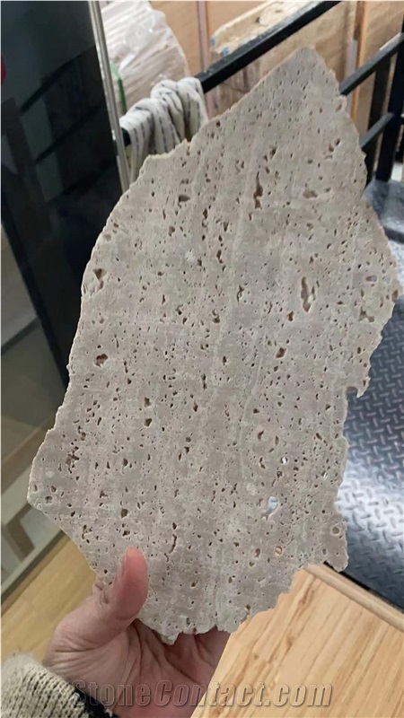 Hot Sale Beige White Travertine Slabs For Floor