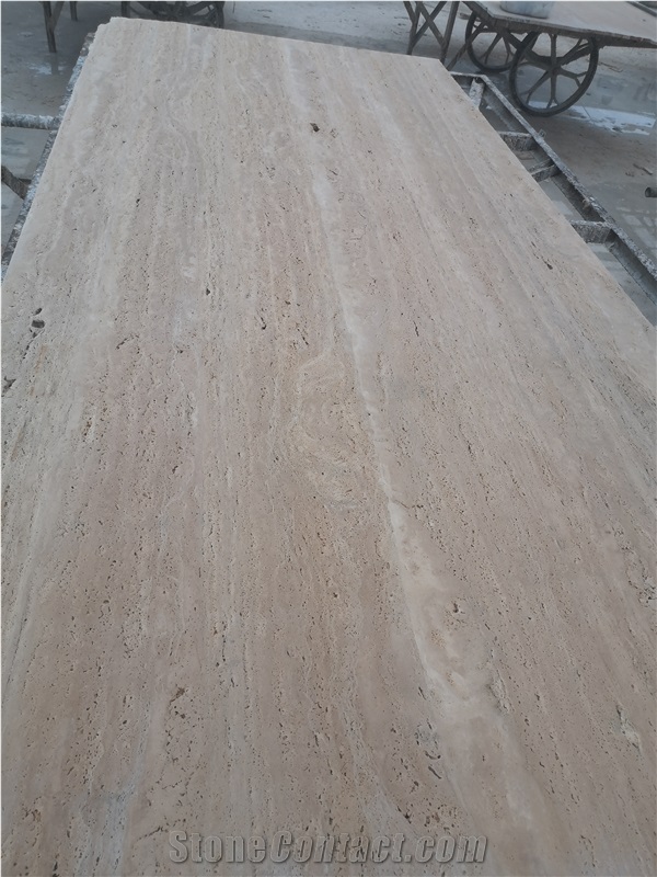 Hot Sale Beige White Travertine Slabs For Floor
