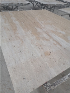 Hot Sale Beige White Travertine Slabs For Floor