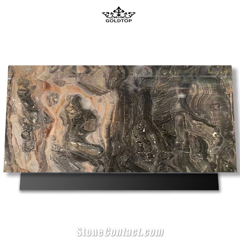 Hot Sales Venice Brown Marble Slab For Flooring Wall Tile