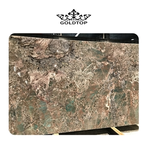 Jungle Style Amozonite Granite Polished Tiles Slabs