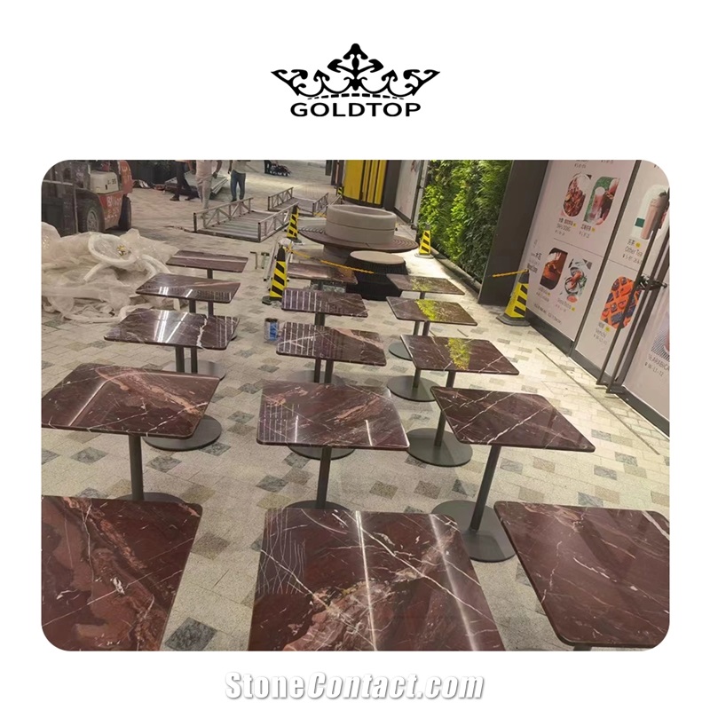LUXURY POLISHED CLEAR TEXTURE MARBLE TABLE TOP