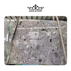 Modern Style Natural Conglomerates Slabs For Bathroom