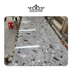 Modern Style Natural Conglomerates Slabs For Bathroom