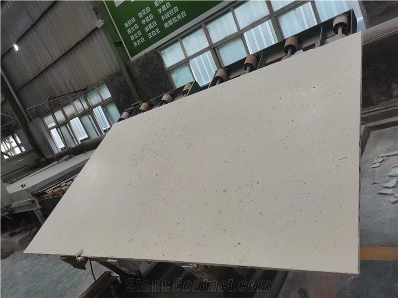 Natural Stone Ivory White Cheese Limestone Slabs