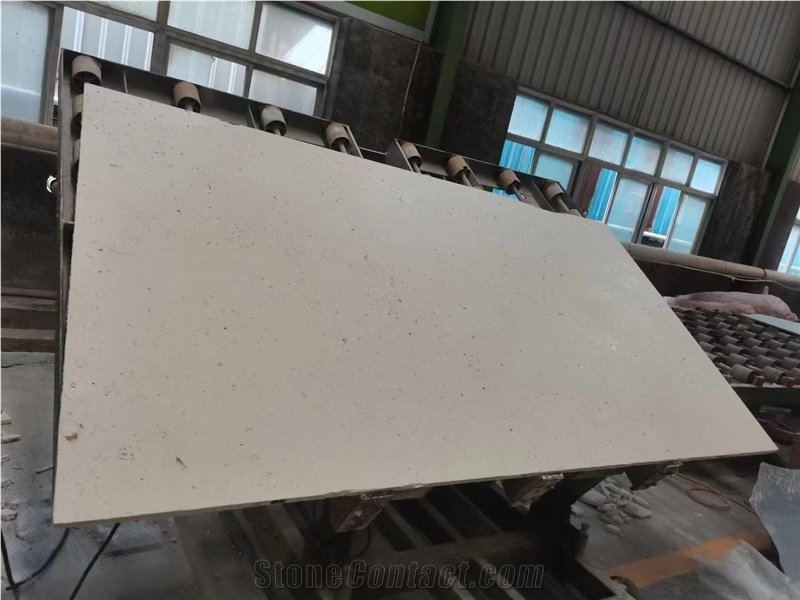 Natural Stone Ivory White Cheese Limestone Slabs