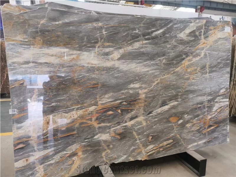 New Pattern Pascal Gray Slabs And Tiles For Living Room Floor