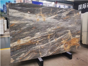 New Pattern Pascal Gray Slabs And Tiles For Living Room Floor