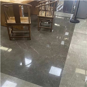 Nice Pattern Cyprus Grey Slab Tiles For Floor