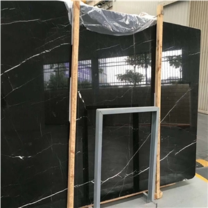 Polished Black Marquina For Coffee Table