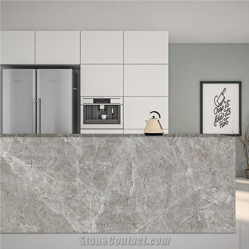 POLISHED Grey Emperador Marble GREY MARBLE