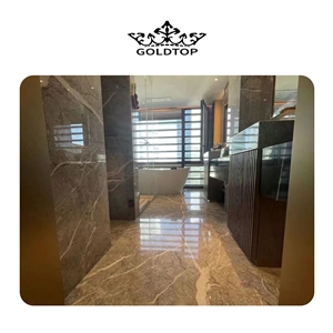 Polished Italy Fior Di Bosco Marble Slabs For Floor
