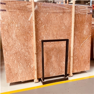 Polished Orange Peel Red Marble Tiles Slabs For Floor