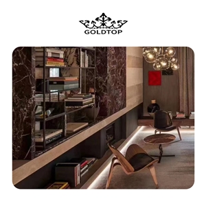 RED MARBLE SLAB, POLISHED Rosso Levanto Marble
