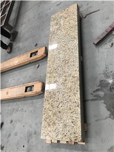 Suitable Natural Granite Brazil Giallo Samoa Granite Tiles
