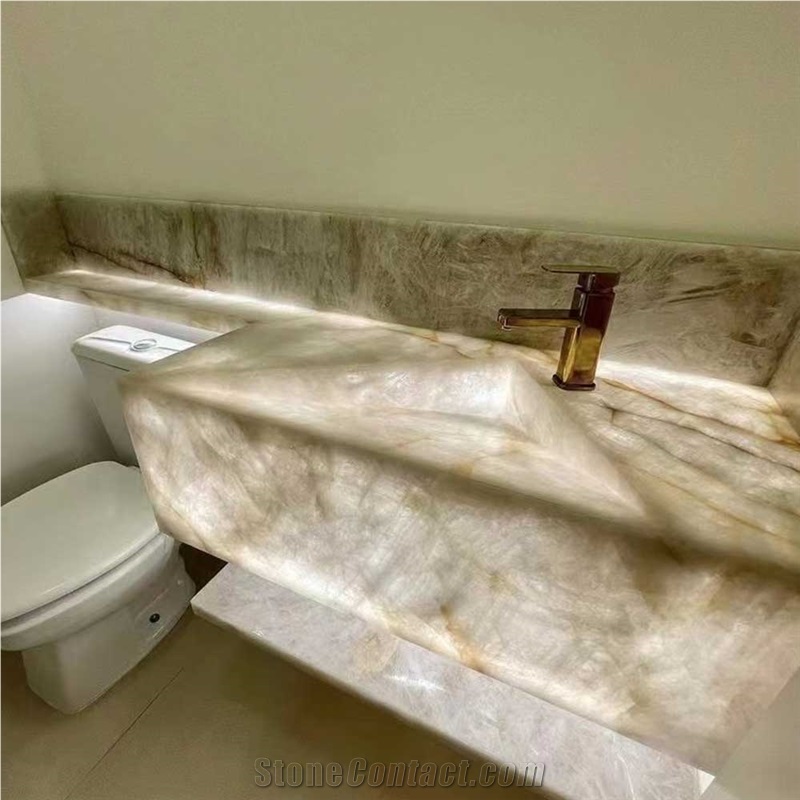 Translucent Cristallo Natural Quartzite For Floor