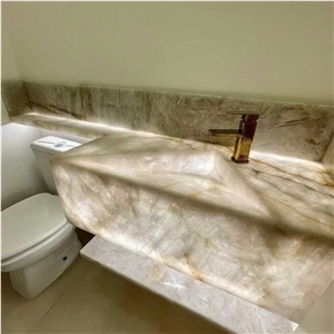 Translucent Cristallo Natural Quartzite For Floor