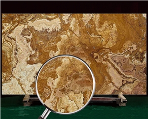 Use For Villa Tiger Onyx Slabs For Bathroom