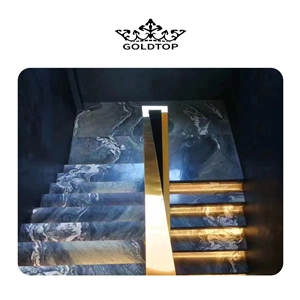 Violet Quartzite For Apartment Stairs